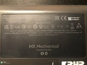 Klávesnice Logitech MX Mechanical (Tactile Switches) - 10