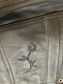 dámské kožené moto kalhoty a vesta HIGHWAY Rose Edition - 10