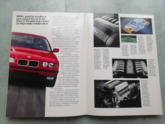 BMW E32 katalog 740i, 740il, M60B40, plakát - 10
