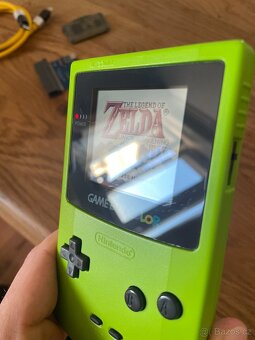Nintendo GameBoy Color Zelená + GBxCart RW 1.4b flashGBX - 10