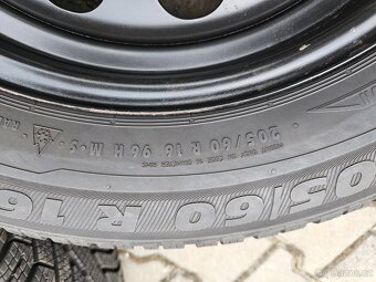 5x100 16 6J ET35 plechové disky vč. zim.pneu 205 60 16 - 10