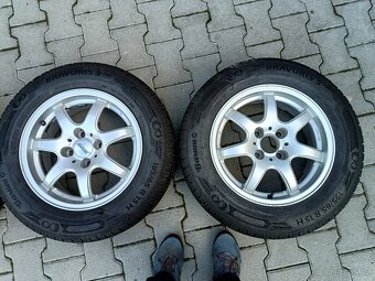 ALU kola 4x108 R15 + letní pneu Barum - 10