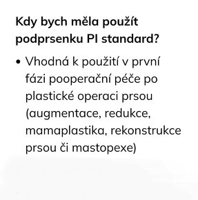 Kompresní stahovací pooperační podprsenka - STANDARD PS 3 - 10