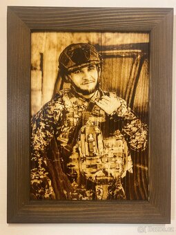 Vypalování fotografií na dřevě, podle vaši fotografií. - 10