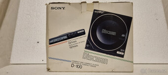 SONY DISCMAN D-100 + BATTERY PACK BP+100 TOP STAV - 10