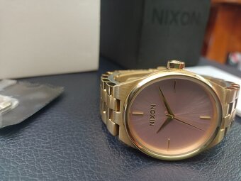 Dámské hodinky Nixon Idol Light Gold/Pink - 10
