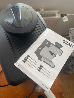 Pákový kávovar graef s mlýnkem a příslušenstvím - 10