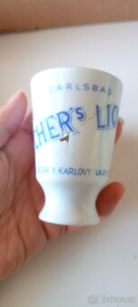 Sběratelské retro panáky pepřenka a slánka Becher liquer - 10