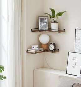 Nové 2ks rohové police Vasagle - 10