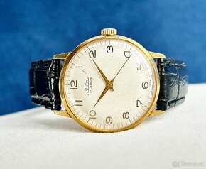 Československé mechanické vintage hodinky PRIM Elegant 60. r - 10