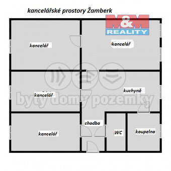 Pronájem, kancelářské prostory, 100 m², Žamberk, - 10