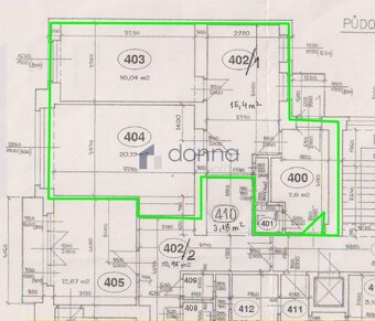 Pronájem kanceláří 60m2, P9 - Libeň, ul.Drahobejlova, 3 míst - 10