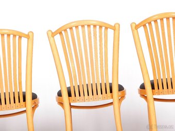 Jídelní židle TON, 6x zachovalé přečalouněné židle. - 10