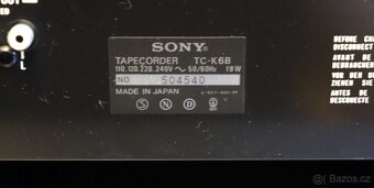 SONY TC-K 6B - 10