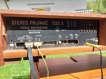 Stereo přijímač Tesla 1132 A '' Strečno '' + reprobedny - 10