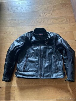 Kombinéza na motorku Dainese Ducati + letní kožená bunda - 10