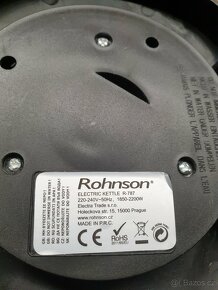 Sklenena modré prosvětlení rychlovarná konvice Rhonson - 10