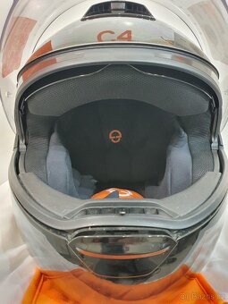 Schuberth C4 přilba Helma Vel. XL 61 / Intercom 2490 KČ - 10