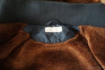 Dětská modrá zimní bunda/parka vel.122 zn.H&M - 10