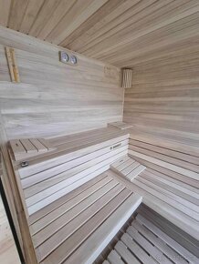 Exterierová fínska sauna s odpočivarňou - 10