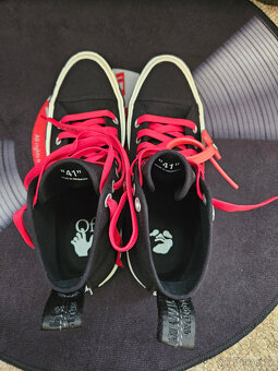 OFF-WHITE Vulcanized Canavas Blac Red (Virgil Abloh) NOVÉ - 10