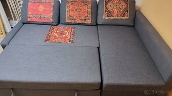 Rozkládací sedačka - postel z IKEA - 10