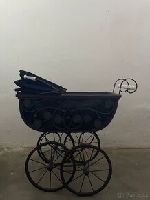 starožitný kočárek pro panenku - 10