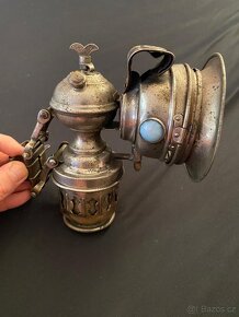 Karbidová lampa LOHMANN'S Perfecta na jízdní kolo - 10