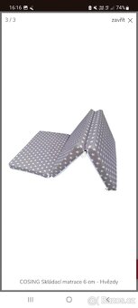 Dětská postýlka+matrace, cestovní postýlka+m, plyš. housenka - 10