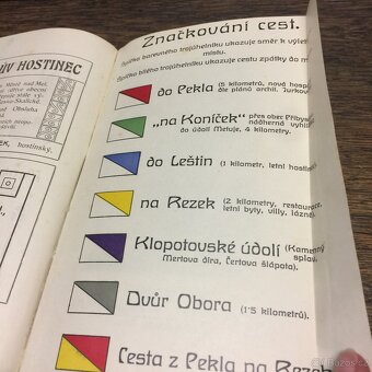 secesní Průvodce Nové Město n Metují Fotografie reklamy mapa - 10