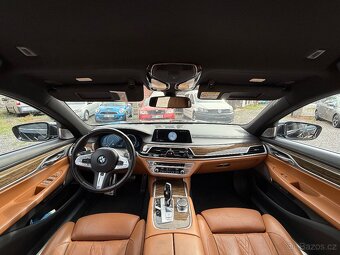 BMW 740XD 2018 M-PACKET / NAPPA / B&W / TAŽNÉ / LASER / TOP - 10