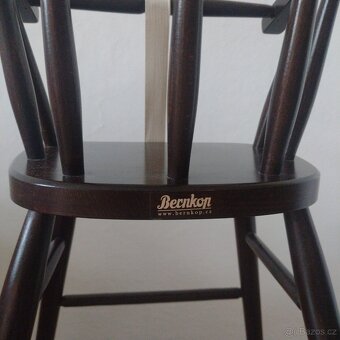 Dřevěná dětská vysoká židlička Zn. Bernkop - 10