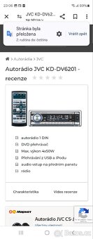JVC KD-DV6201 CD MP3 USB DVD AUTORADIO - 10