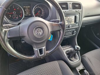VW Golf VI 1.6 TDI 77kw Kombi Klima Model 2012 Nová Stk - 10