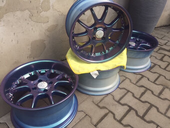 👉 Alu disky Keskin 17" 4x108 – měňavka - TOP stav - 10