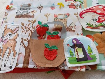 quiet book Sněhurka - 10