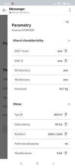 3D Hisense 75'' - 10