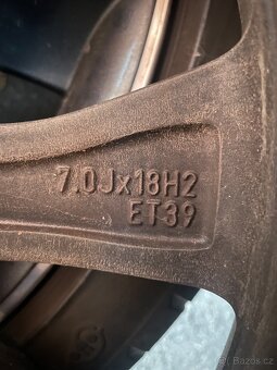 Alu kola 5x100 r18 Crater - 10