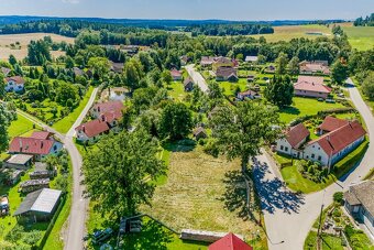 Stavební pozemek 1290 m2 s inž. sítěmi, Lodhéřov, JH - 10