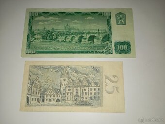 BANKOVKY 100+25 KČS 1961, VZÁCNÉ SÉRIE, PĚKNÉ STAVY - 10