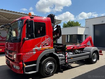 MERCEDES-BENZ ATEGO 1218 HÁKOVÝ NOSIČ vh100 HYDRAULICKÁ RUKA - 10