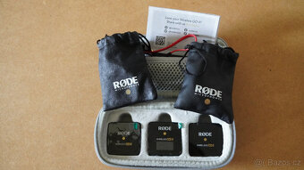 Rode Wireless go II + klopové mikrofony + case - 10
