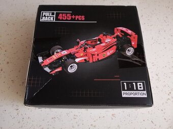 Stavebnice F1 červená, kompatibilní s LEGO - 10