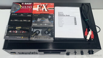 SONY TC-KB820S Stereo Cassette Deck + Příslušenství - 10