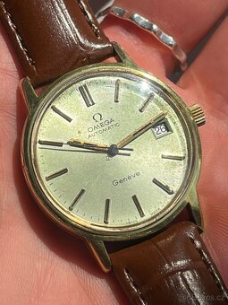 LUXUSNÍ PÁNSKÉ HODINKY OMEGA GENEVA AUTOMAT - 10