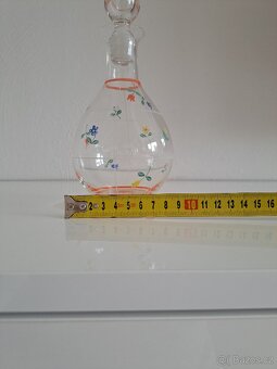 Skleněná karafa se čtyřmi skleničkami - 10