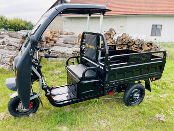 Pracovní tříkolka Leramotors G1, 1000W, cerna - 10