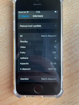 iPhone SE (2016) 32GB - Space Gray - Nová baterie a LCD - 10