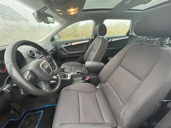 Audi A3 2.0 TDI 103kw 2007 2.majitel, Panorama, Modrá Sprint - 10