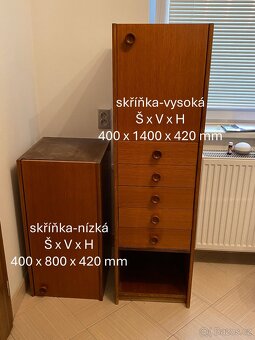 obývací stěna + sedačka + šatní skříň + knihovnička - 10